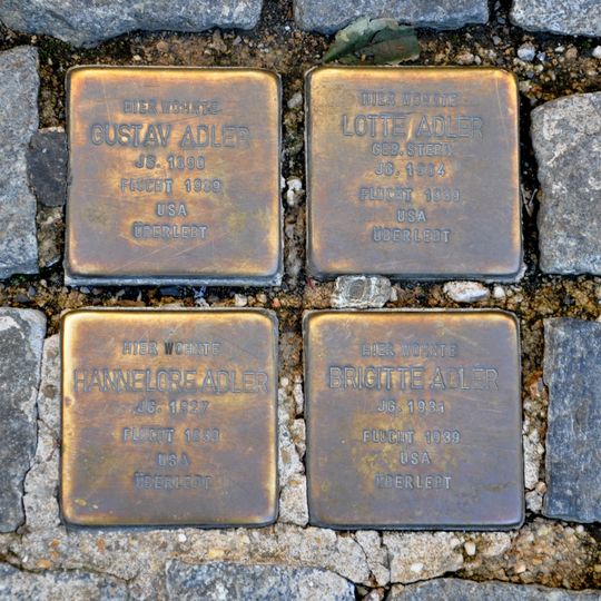Stolperstein dedicated to Brigitte Adler