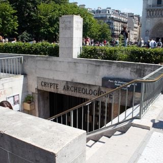 Archäologische Gruft von île de la Cité