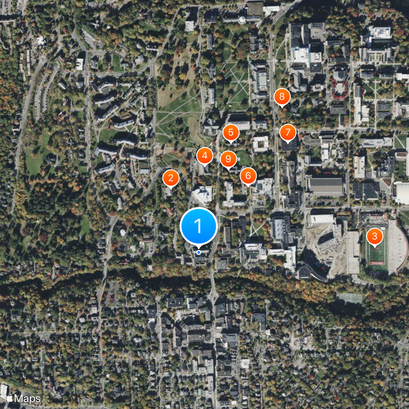 Cornell Law School Map