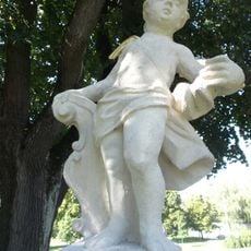 Sv. Ján Nepomucký s anjelmi, socha