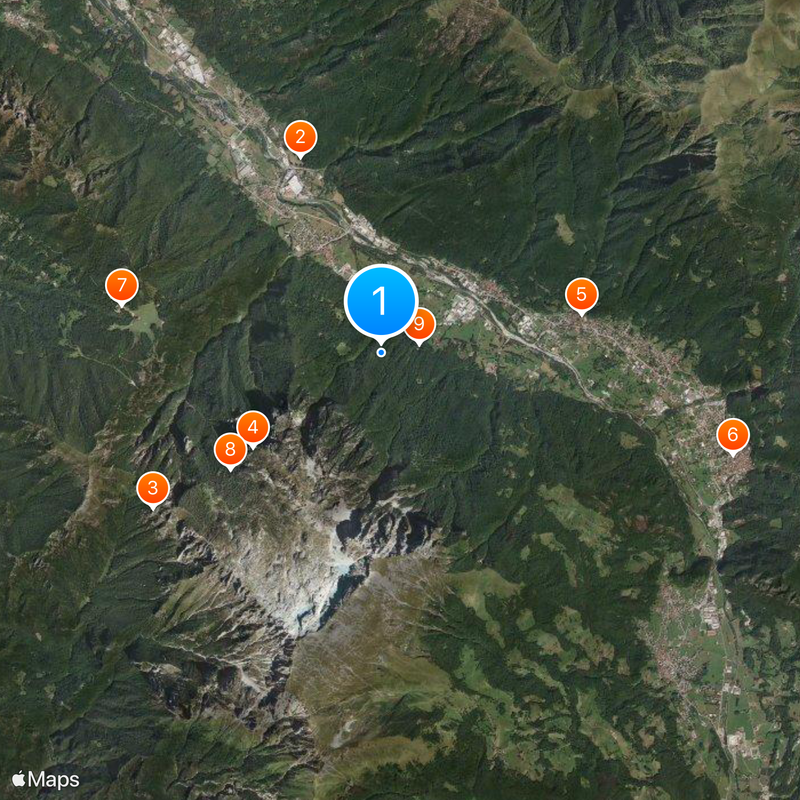 Valsassina Map
