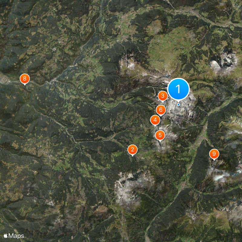 Rosengarten group Map
