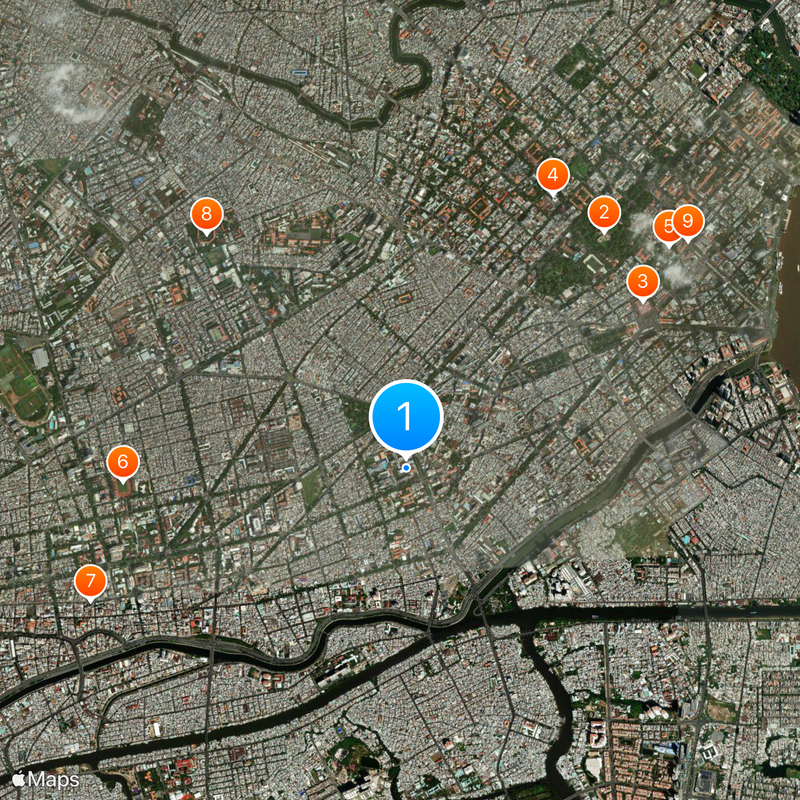 Ho Chi Minh University of Education Map