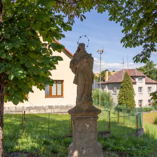Socha svatého Jana Nepomuckého v Mladějově