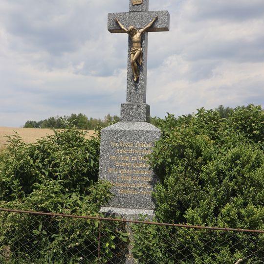 Kříž na rozcestí u Čechtína