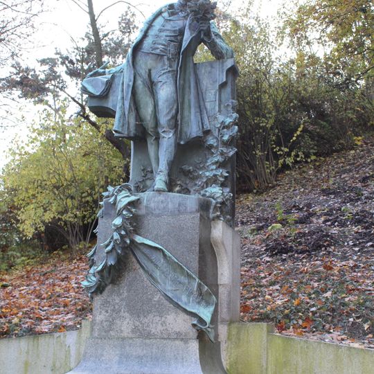 Statue of Karel Hynek Mácha at Petřín