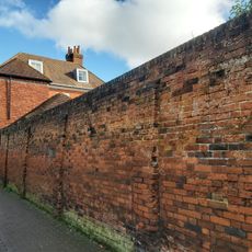 North Garden Wall To Number 10 To East And West Of The House