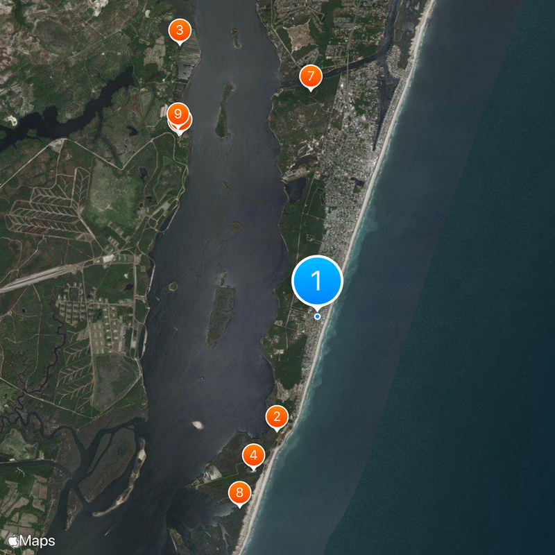 Kure Beach Map