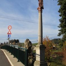 Sloup svatého Jana Nepomuckého u mostu v Havlovicích