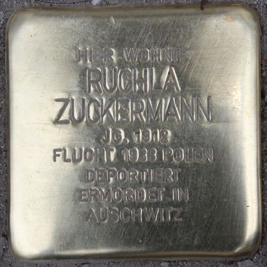 Stolperstein für Ruchla Zuckermann