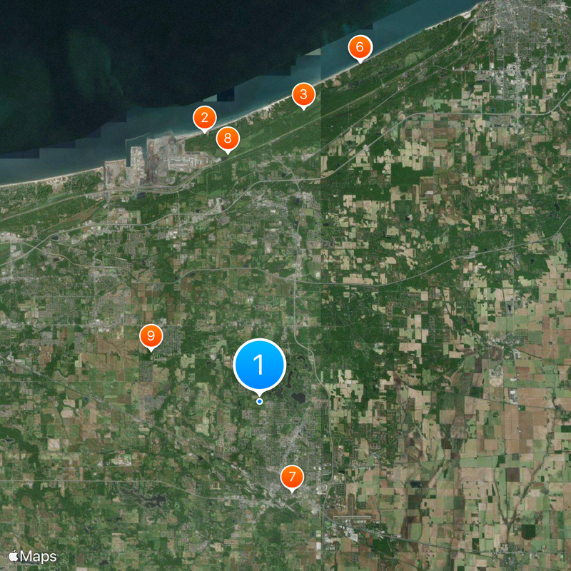 Contea di Porter Mappa