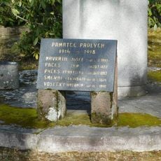 Pamětní deska padlým v I. světové válce v Jevanech