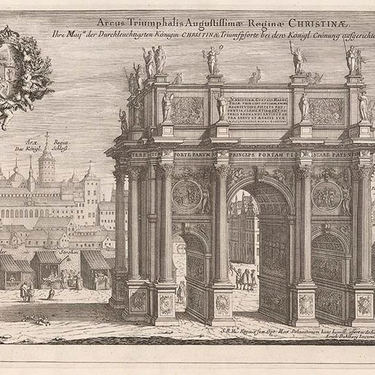 Queen Christinas triumphal arcade