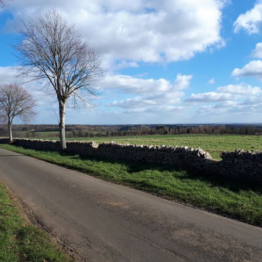 Wood Barrow long barrow 280yds N of Listercombe Bottom