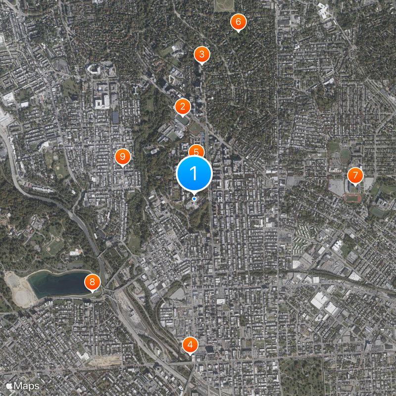 Baltimore Museum of Art Map