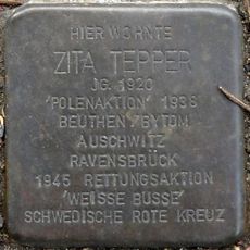 Stolperstein em memória de Zita Tepper