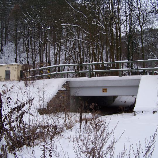 Železniční most přes Císařský potok v Srbsku