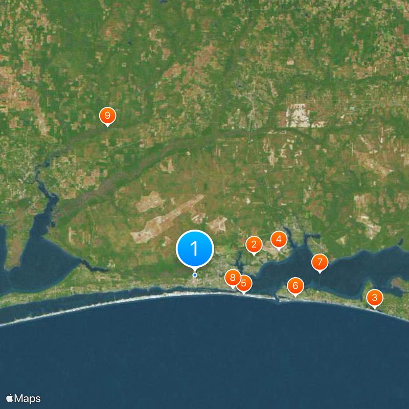 Hurlburt Field Map