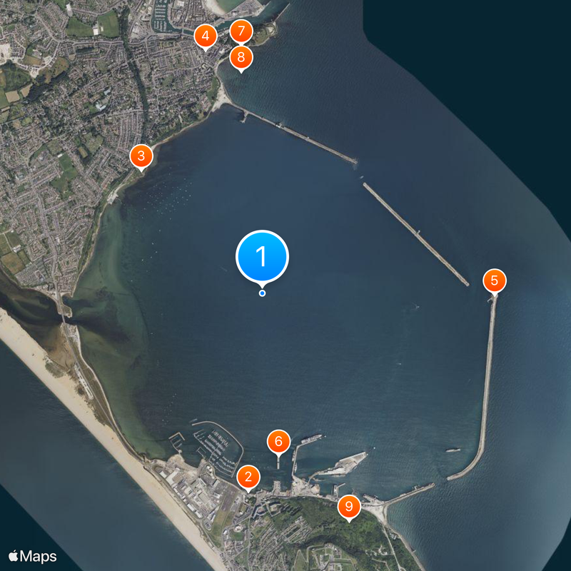 Portland Harbour Map