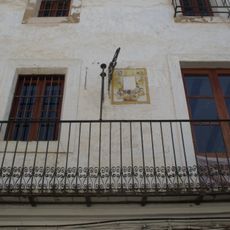 Ceramic panel of Saint Joseph at Enginyer Roselló street