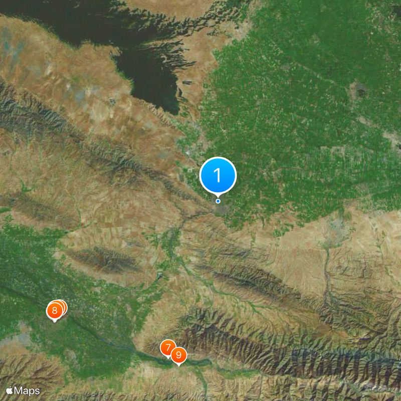 Jizzakh Map