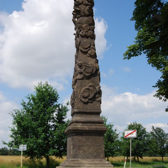 Sloup se sousoším Nejsvětější Trojice