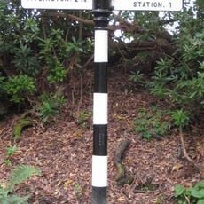 Guide Post On West Side Of Road Junction 400 Metres North Of Hedgeley Hall