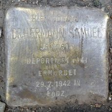 Stolperstein en memoria de Hermann Samuel