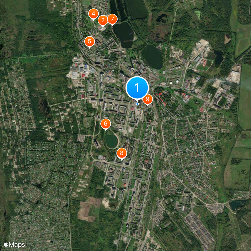 Elektrogorsk Map