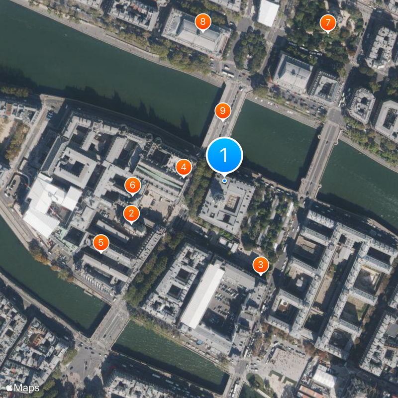 Tribunale di commercio Mappa