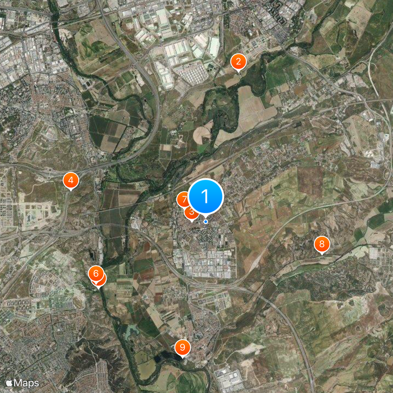 Mejorada del Campo Map