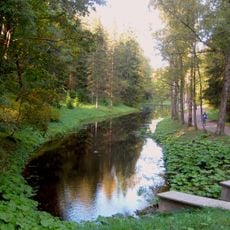 Upper Old Sylvia pond in Pavlovsk park