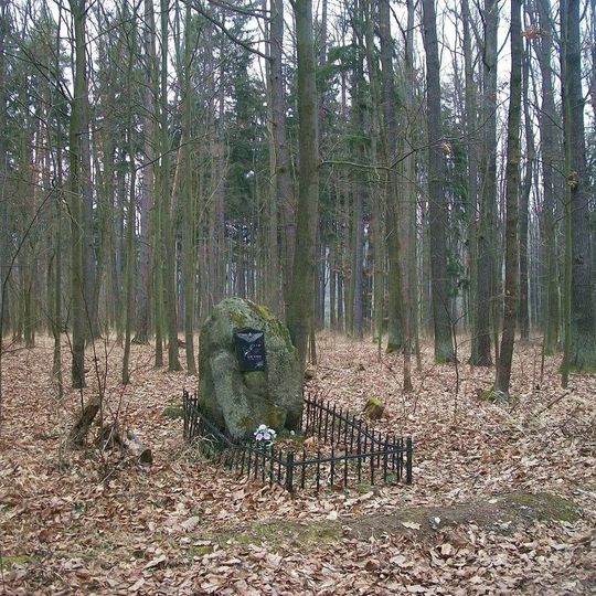 Pomník pilota západně od Koryt