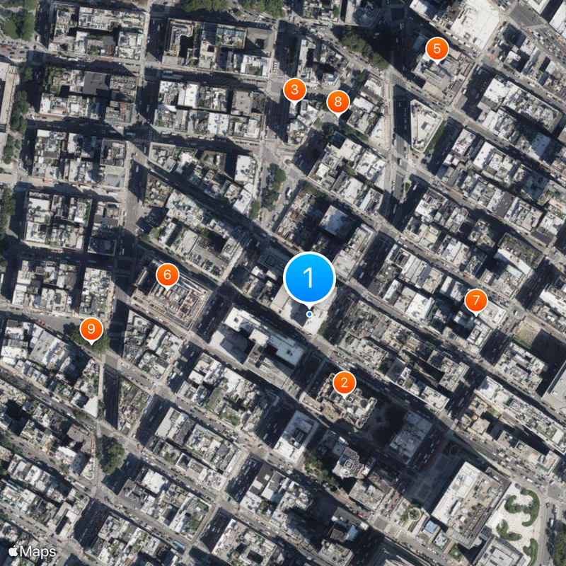 New York Law School Map