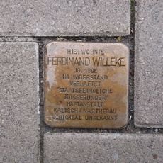 Stolperstein dedicated to Ferdinand Willeke