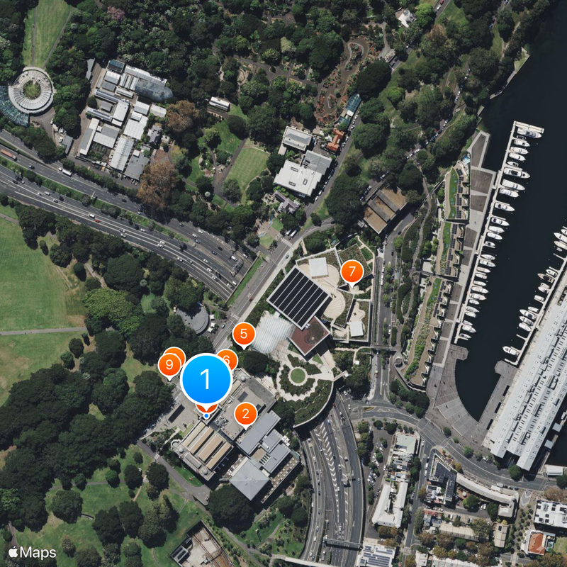 Art Gallery of New South Wales Mappa