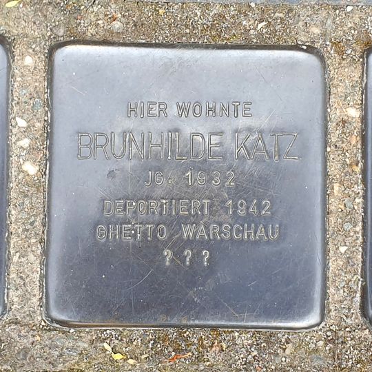 Stolperstein en memoria de Salomon Katz