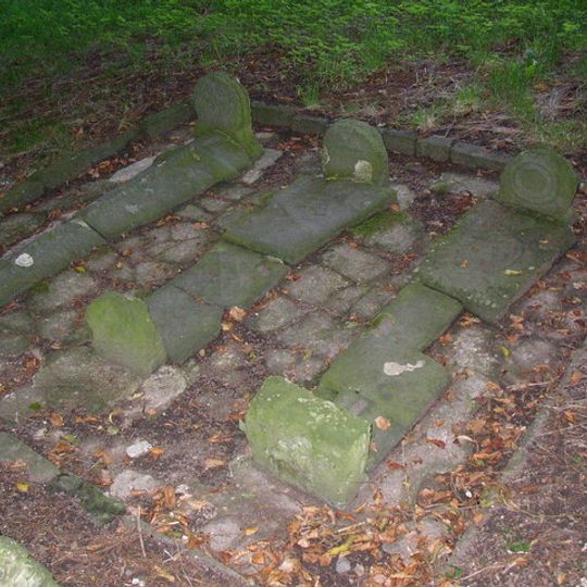 Pilgrims Graves By Ruins Of St Michael's Church