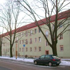 Wohnblock der Wohnanlage Westrandbebauung Steinstraße 7a, 7b, 7c, 7d