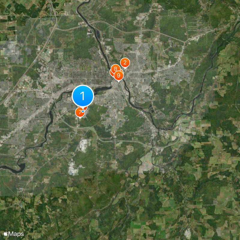 University of Sherbrooke Map