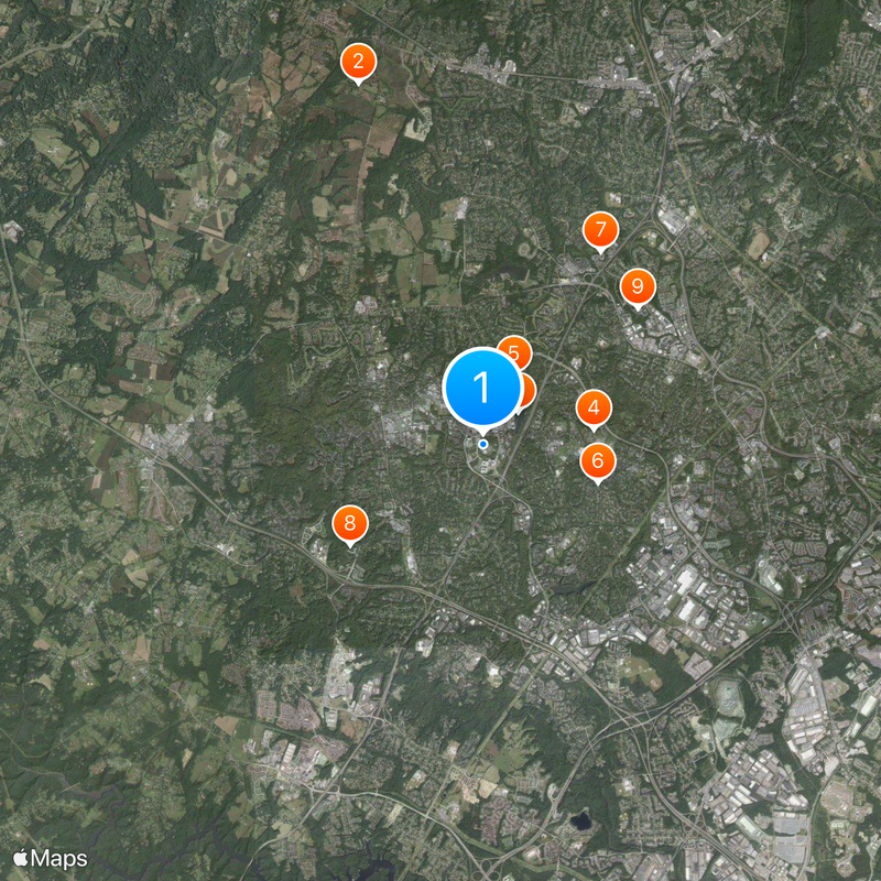 Merriweather Post Pavilion Carte