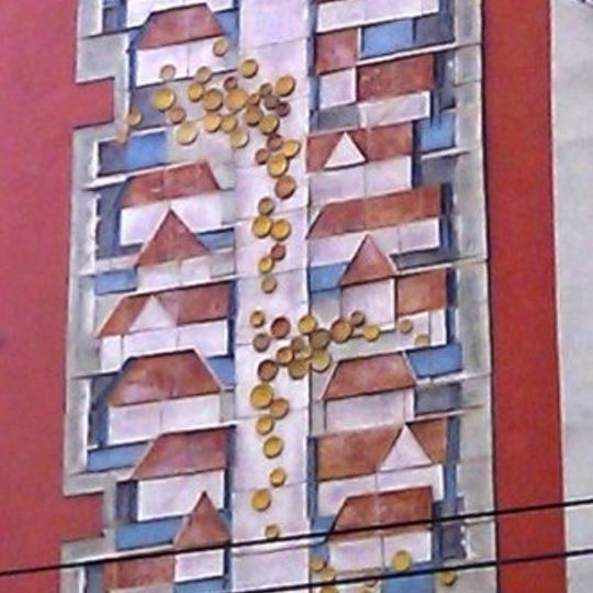 Fassaden-Keramikrelief