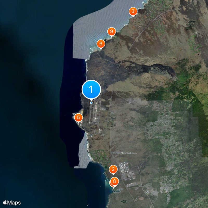 Ellison Onizuka Kona International Airport Map