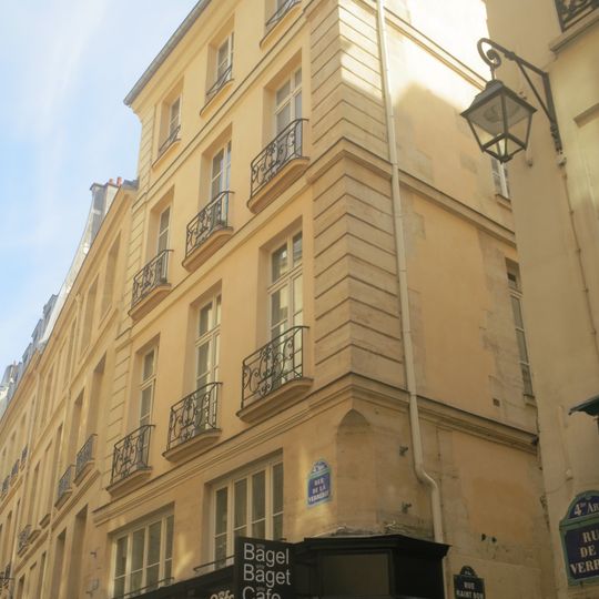 Immeuble, 91 rue de la Verrerie, 12 rue Saint-Bon