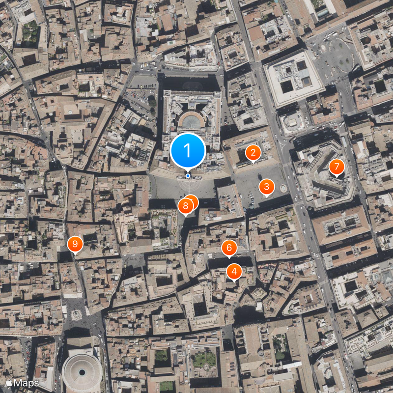 Palazzo Montecitorio Karte