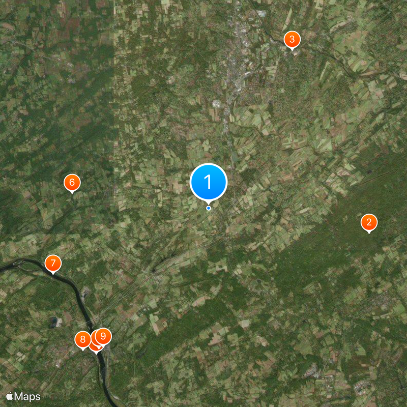 Central Jersey Mappa