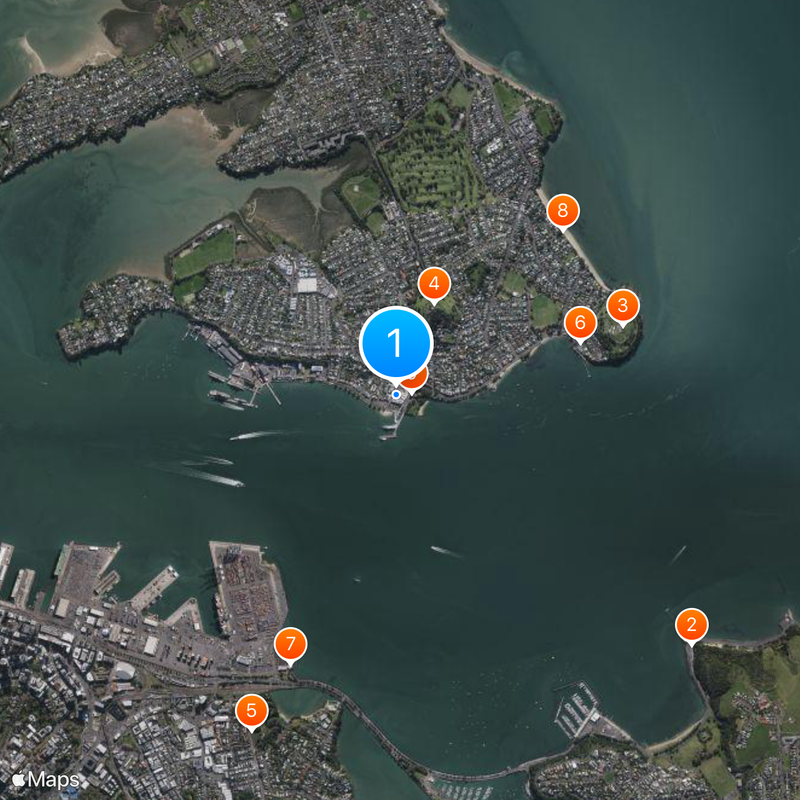 Devonport Map