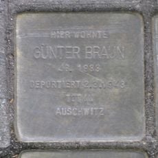Stolperstein à la mémoire de Günter Braun
