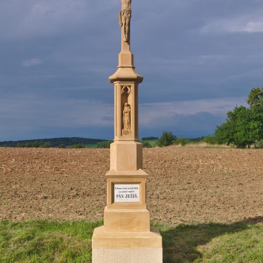 Kříž v ulici Wolkerova