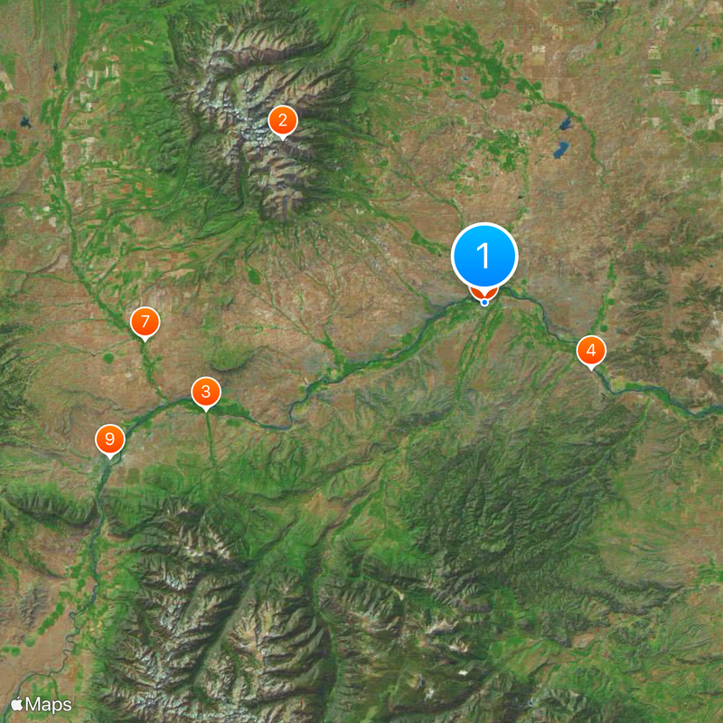 Big Timber Map